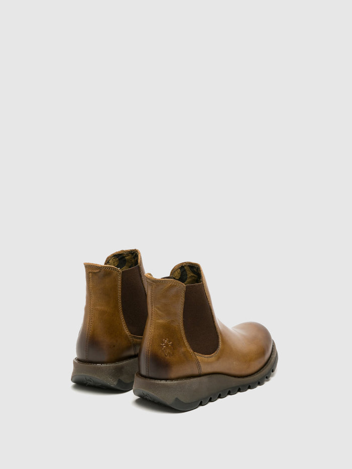 Flowfold Chelsea Ankle Boots SALV CAMEL