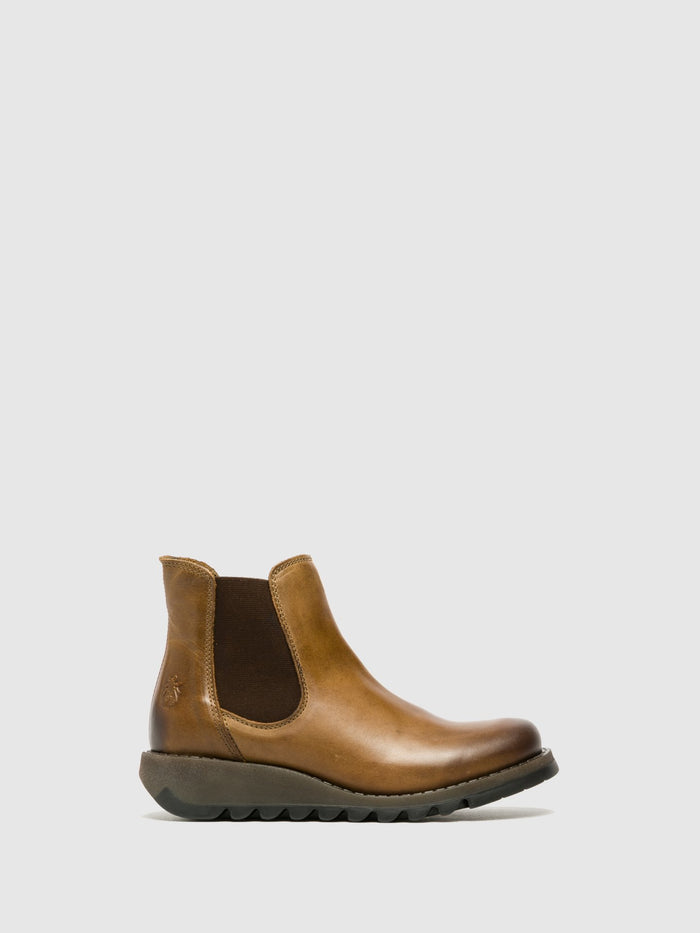 flowfold Chelsea Ankle Boots SALV CAMEL