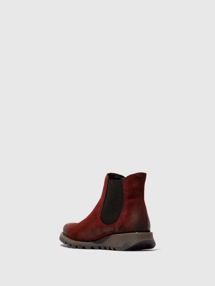 Flowfold Chelsea Ankle Boots SALV195FLY OXBLOOD