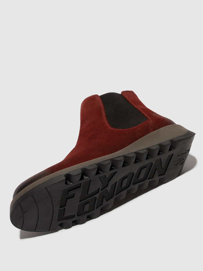 Flowfold Chelsea Ankle Boots SALV195FLY OXBLOOD