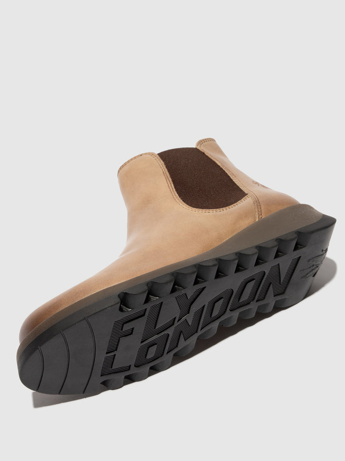 Flowfold Chelsea Ankle Boots SALV195FLY TAUPE
