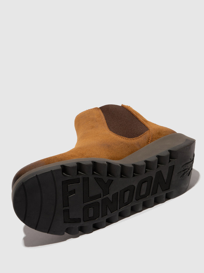 Flowfold Chelsea Ankle Boots SALV195FLY TOBACCO