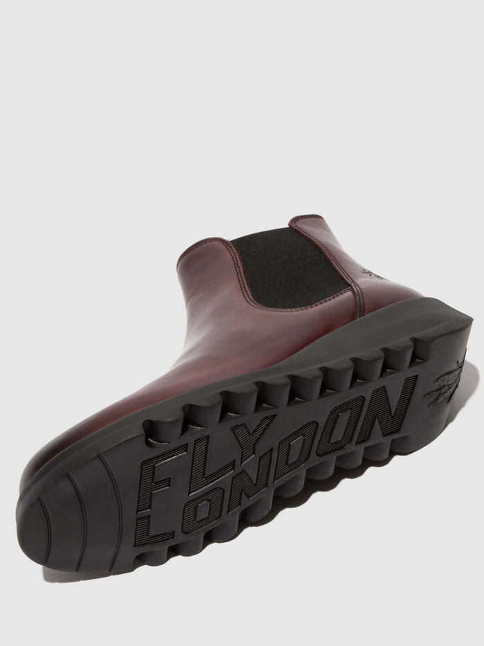 Flowfold Chelsea Ankle Boots SALV195FLY WINE