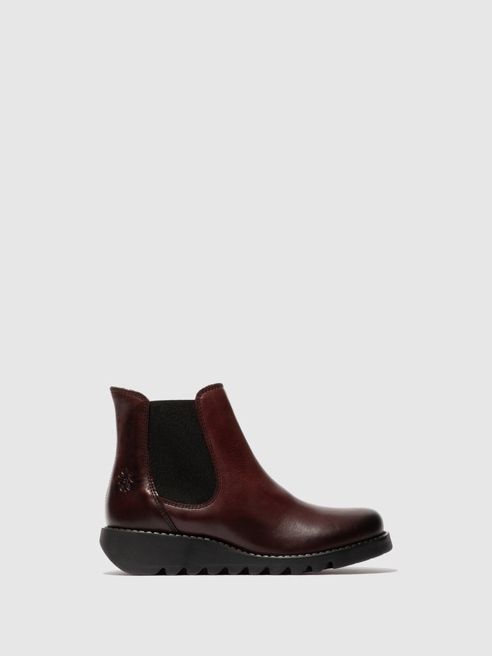 flowfold Chelsea Ankle Boots SALV195FLY WINE