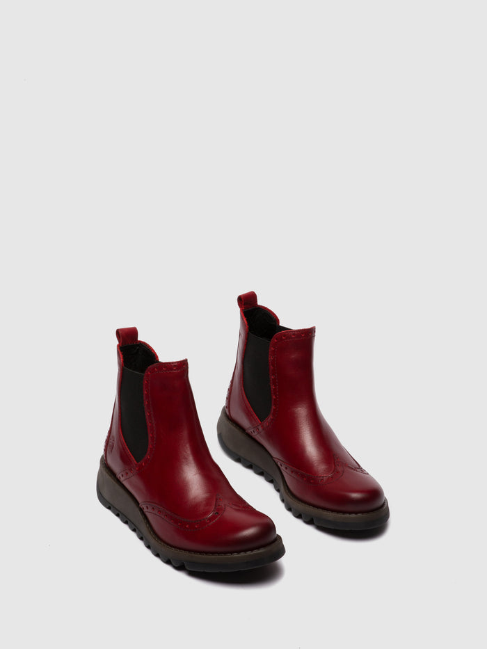Flowfold Chelsea Ankle Boots SONO523FLY RED