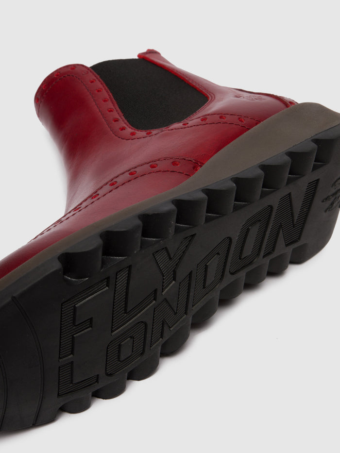 Flowfold Chelsea Ankle Boots SONO523FLY RED