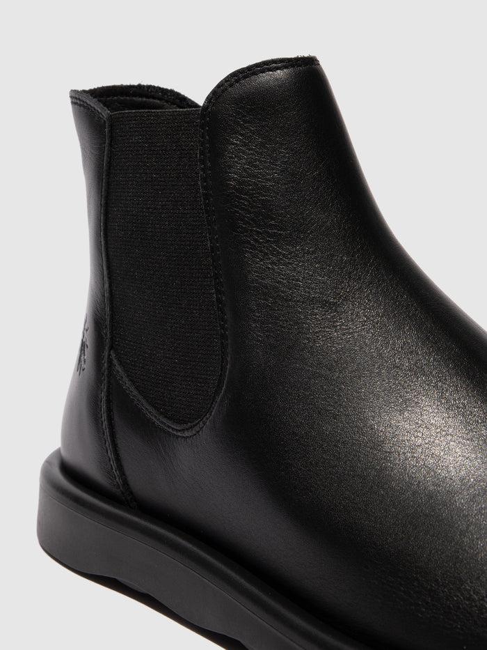 Flowfold Chelsea Ankle Boots TICH099FLY BLACK