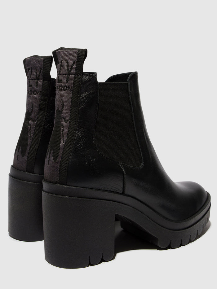 Flowfold Chelsea Ankle Boots TOPE520FLY BLACK