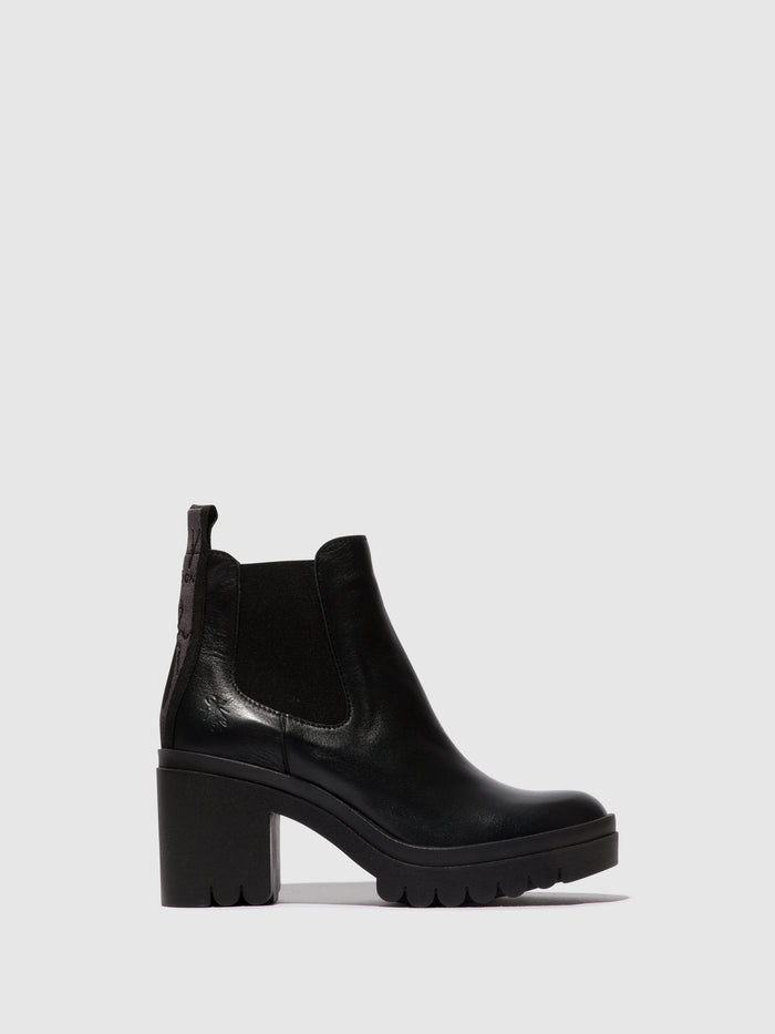 flowfold Chelsea Ankle Boots TOPE520FLY BLACK