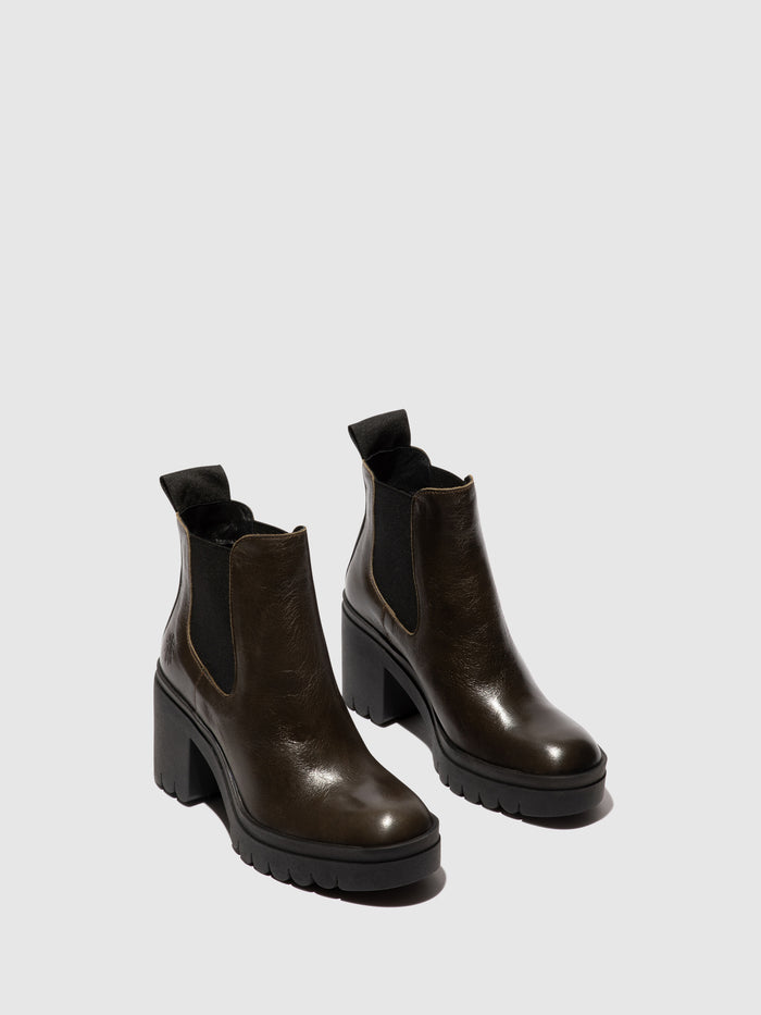 Flowfold Chelsea Ankle Boots TOPE520FLY SLUDGE