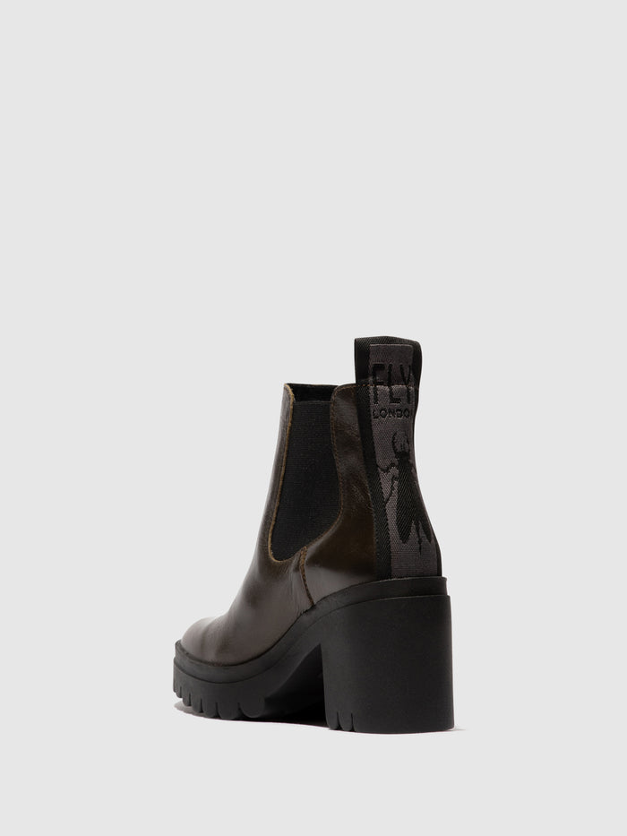 Flowfold Chelsea Ankle Boots TOPE520FLY SLUDGE