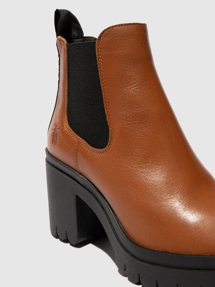 Flowfold Chelsea Ankle Boots TOPE520FLY TAN