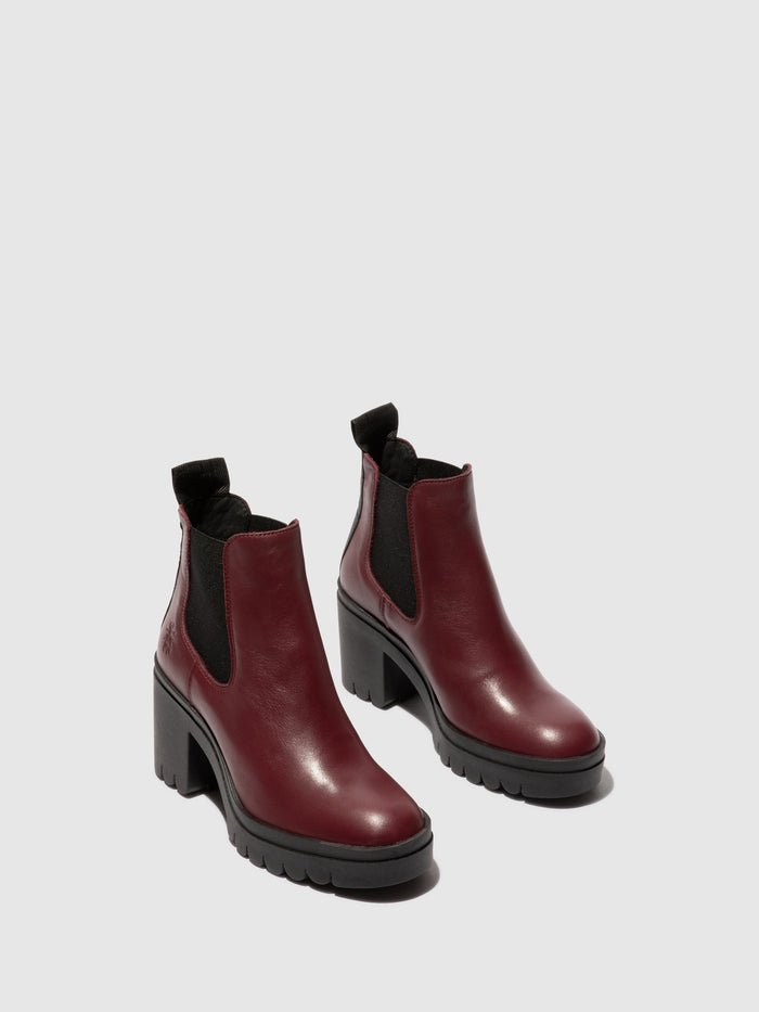 Flowfold Chelsea Ankle Boots TOPE520FLY WINE