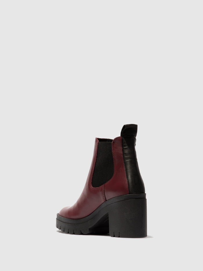 Flowfold Chelsea Ankle Boots TOPE520FLY WINE