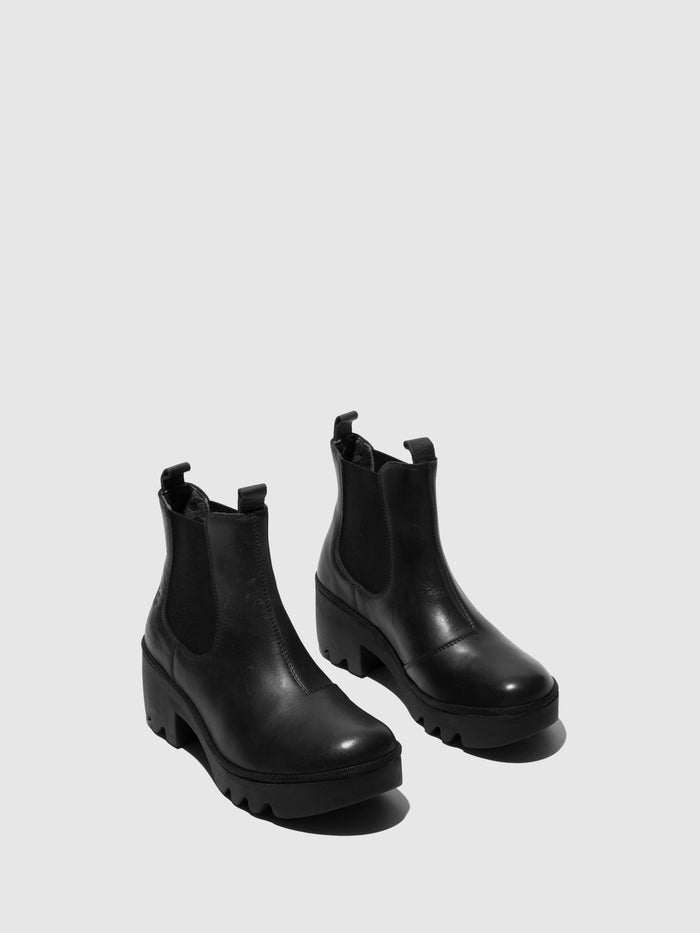 Flowfold Chelsea Ankle Boots TRIG514FLY BLACK