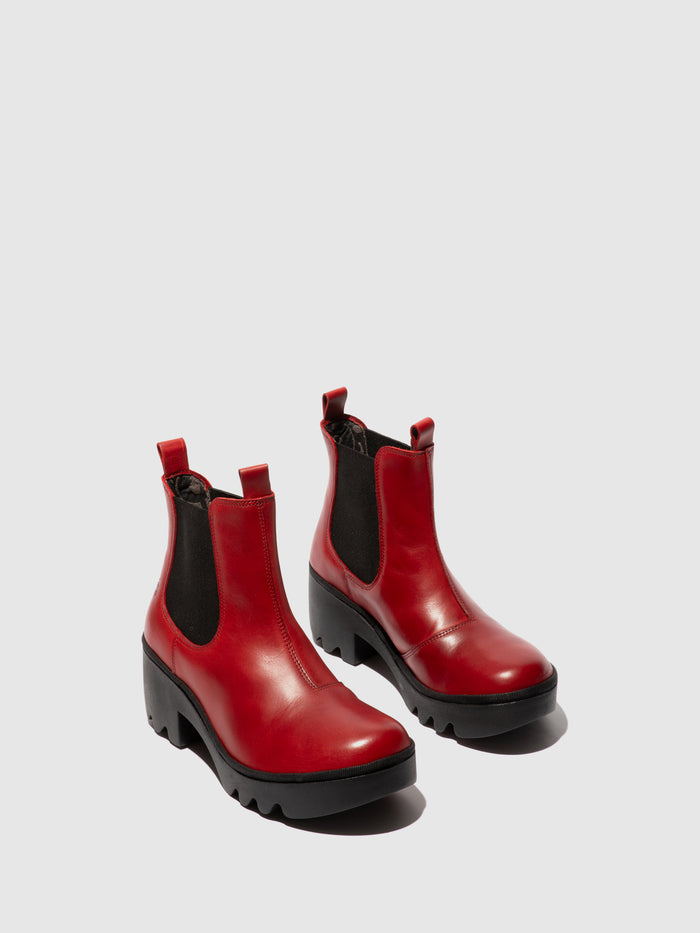 Flowfold Chelsea Ankle Boots TRIG514FLY RED