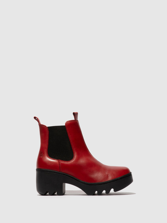 flowfold Chelsea Ankle Boots TRIG514FLY RED