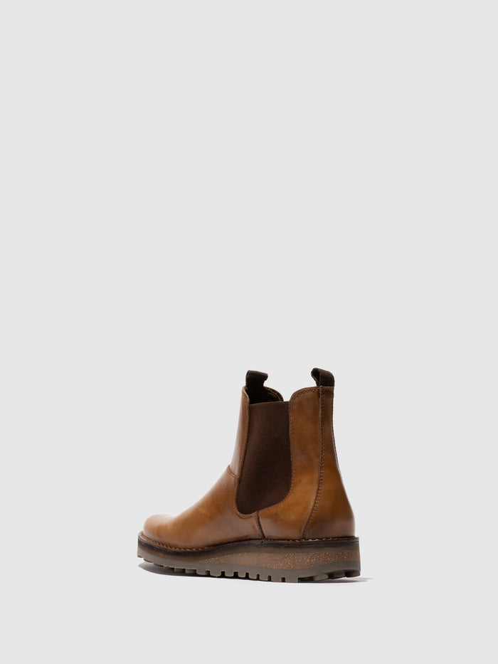 Flowfold Chelsea Ankle Boots TUVI29FLY CAMEL