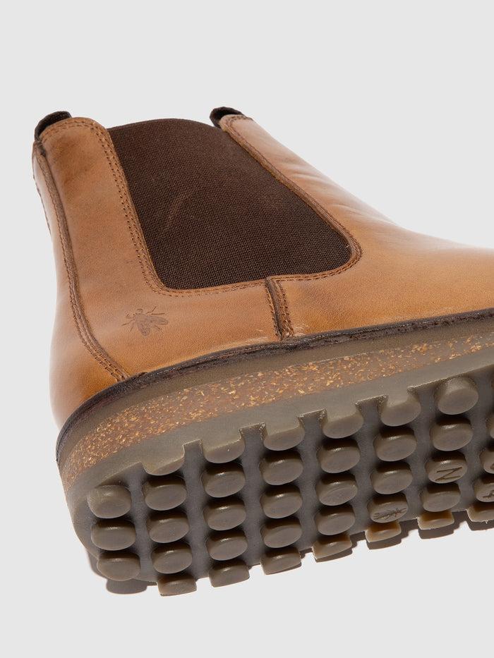 Flowfold Chelsea Ankle Boots TUVI29FLY CAMEL
