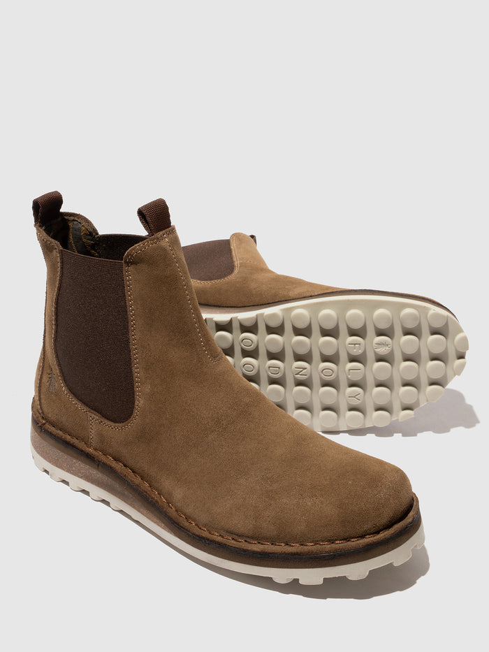 Flowfold Chelsea Ankle Boots TUVI29FLY ELEPHANT