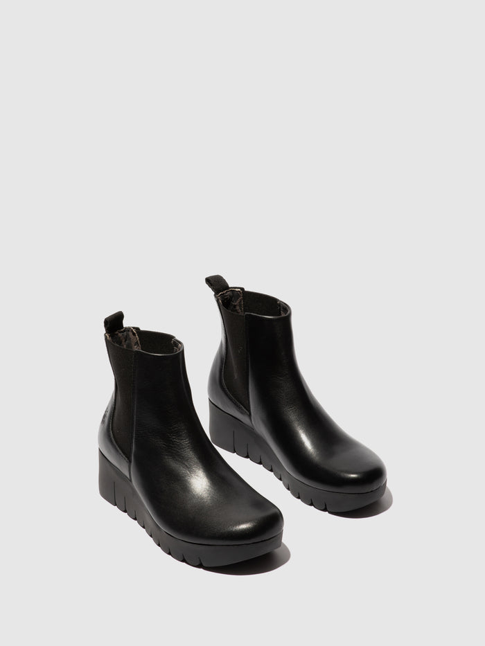 Flowfold Chelsea Ankle Boots VAZE177FLY BLACK