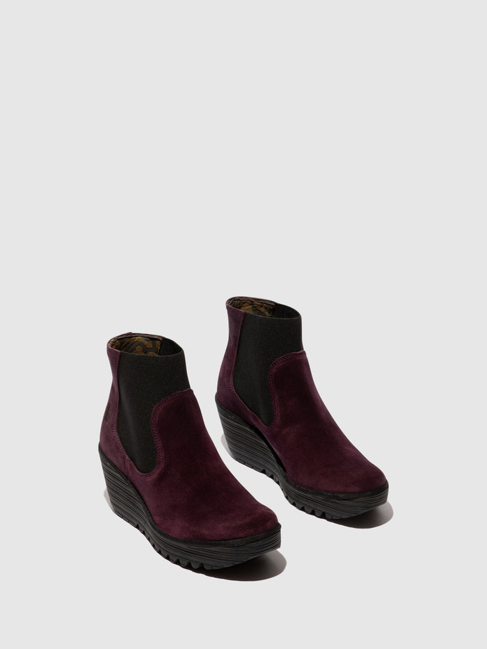 Flowfold Chelsea Ankle Boots YADE398FLY PURPLE