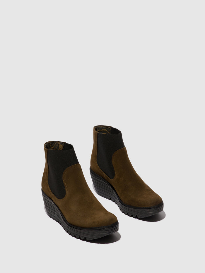 Flowfold Chelsea Ankle Boots YADE398FLY SLUDGE