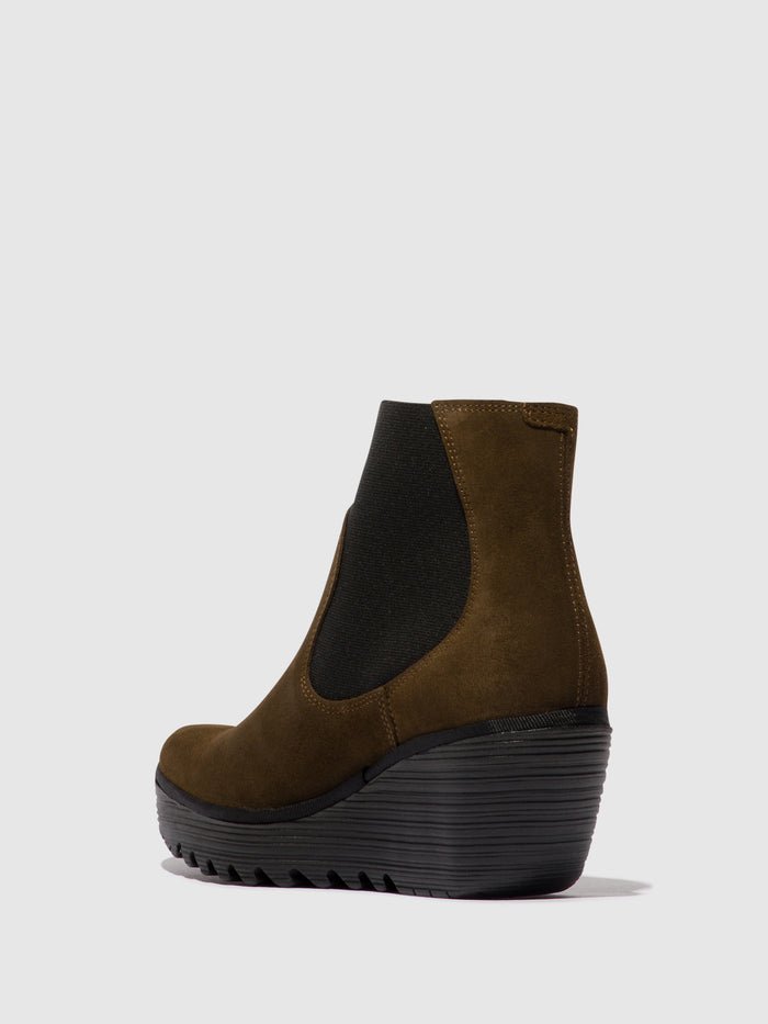 Flowfold Chelsea Ankle Boots YADE398FLY SLUDGE