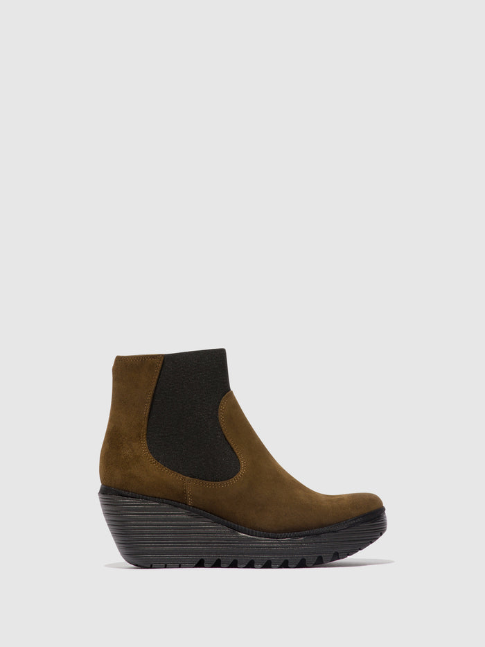 flowfold Chelsea Ankle Boots YADE398FLY SLUDGE