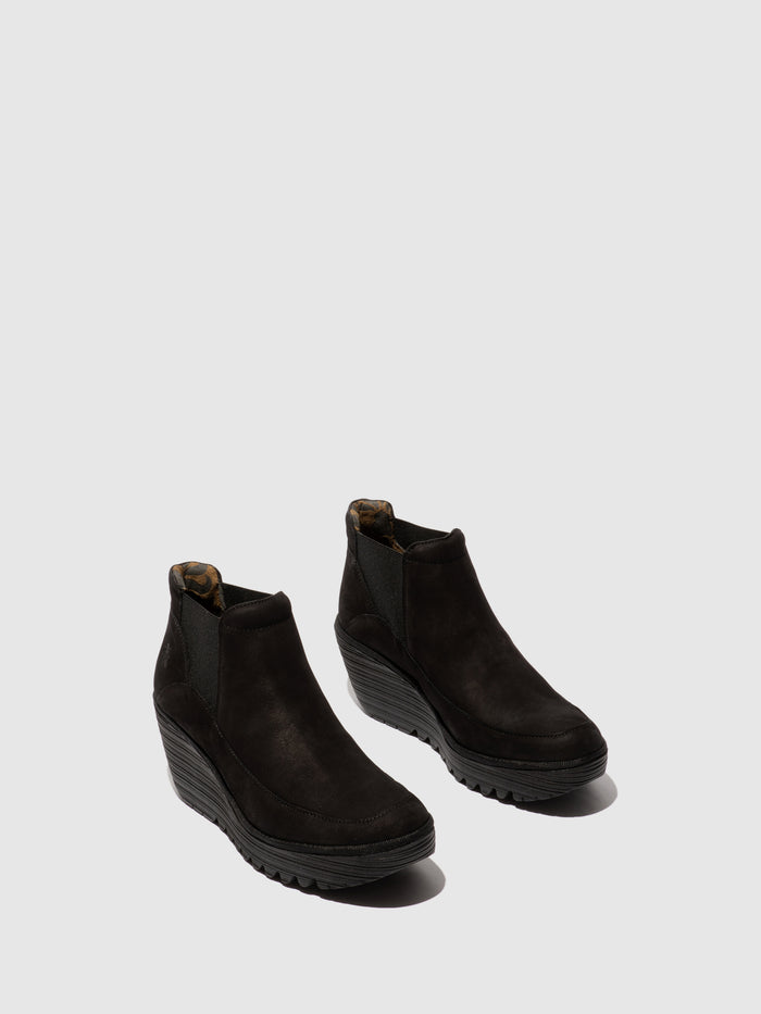 Flowfold Chelsea Ankle Boots YOFI507FLY BLACK