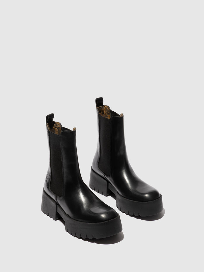 Flowfold Chelsea Boots EREL007FLY BLACK