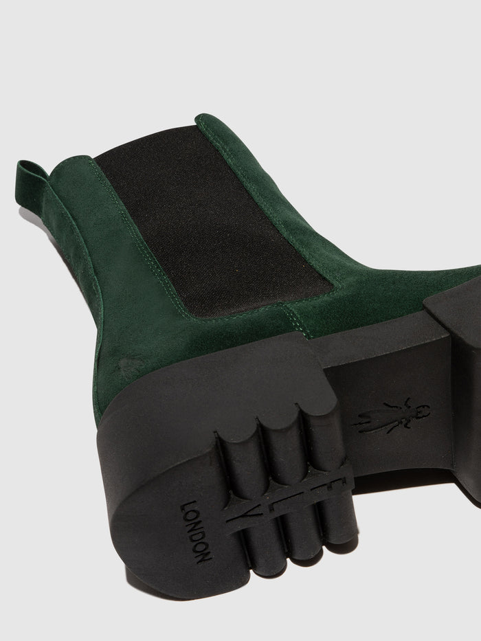 Flowfold Chelsea Boots EREL007FLY GREEN FOREST