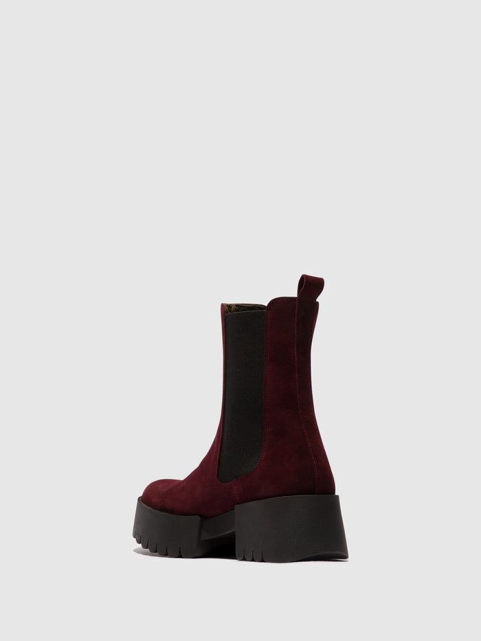 Flowfold Chelsea Boots EREL007FLY WINE