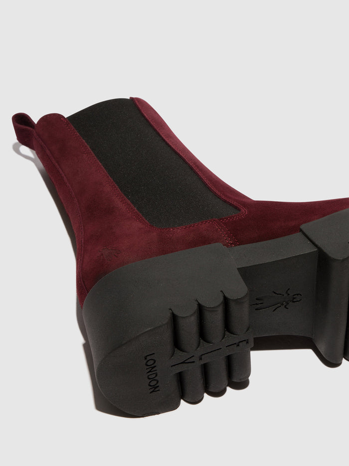 Flowfold Chelsea Boots EREL007FLY WINE