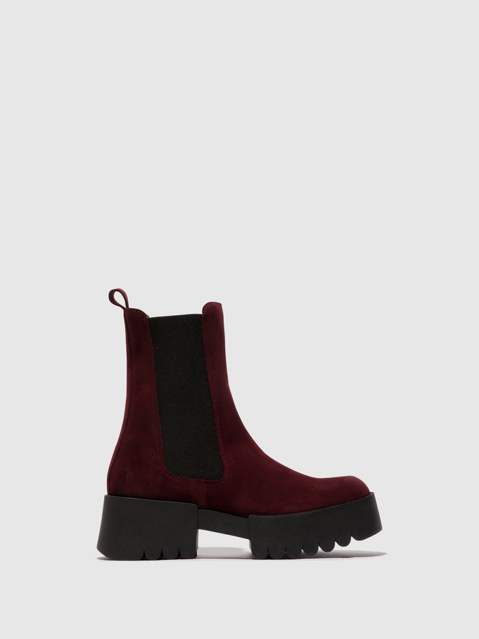 flowfold Chelsea Boots EREL007FLY WINE