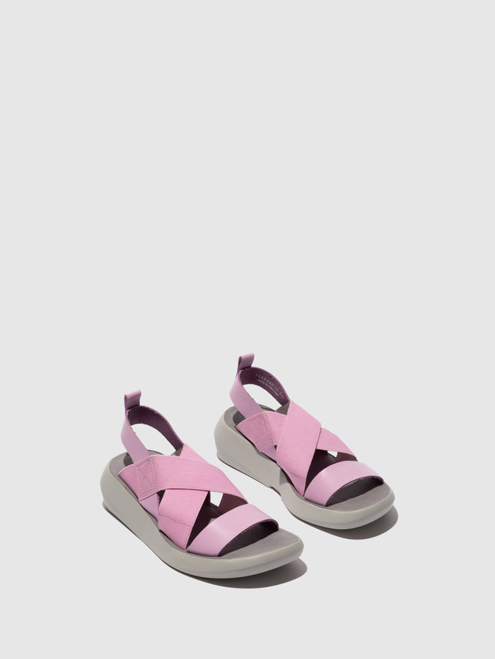 Flowfold Crossover Sandals BAJI848FLY PINK
