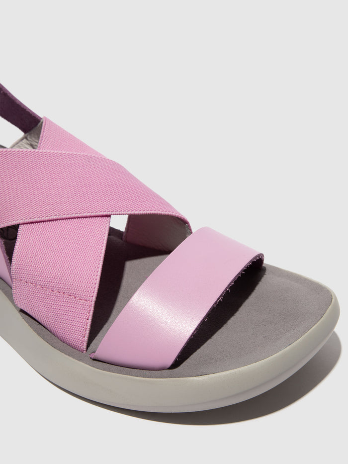 Flowfold Crossover Sandals BAJI848FLY PINK