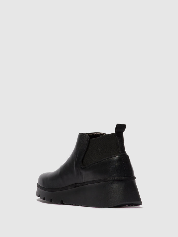 Flowfold Elasticated Ankle Boots PADA403FLY BLACK