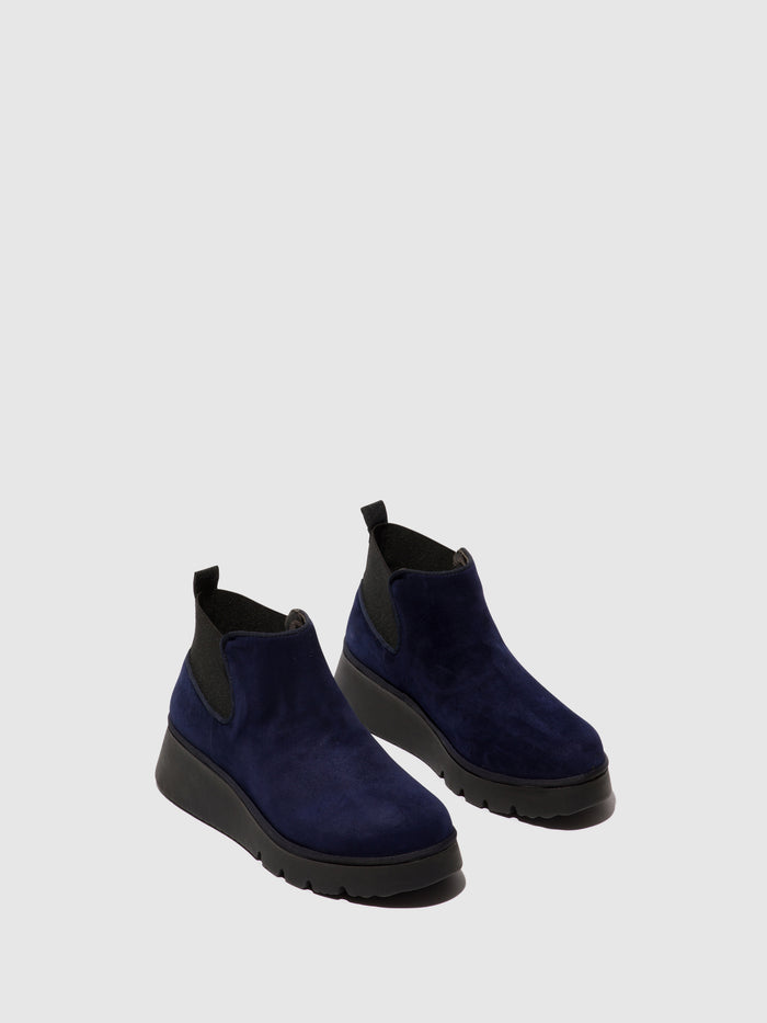 Flowfold Elasticated Ankle Boots PADA403FLY NAVY