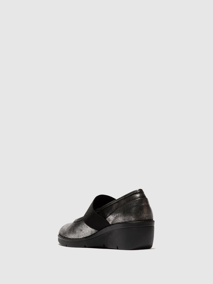 Flowfold Elasticated Shoes NARA547FLY SILVER