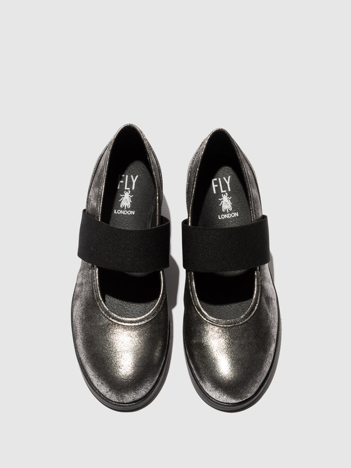 Flowfold Elasticated Shoes NARA547FLY SILVER