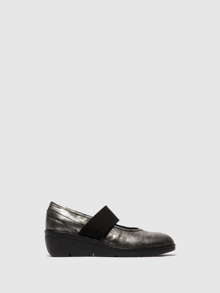 flowfold Elasticated Shoes NARA547FLY SILVER