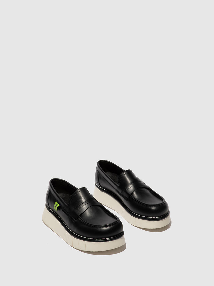 Flowfold Flat Ankle Boots IKER246FLY TUNDER BLACK