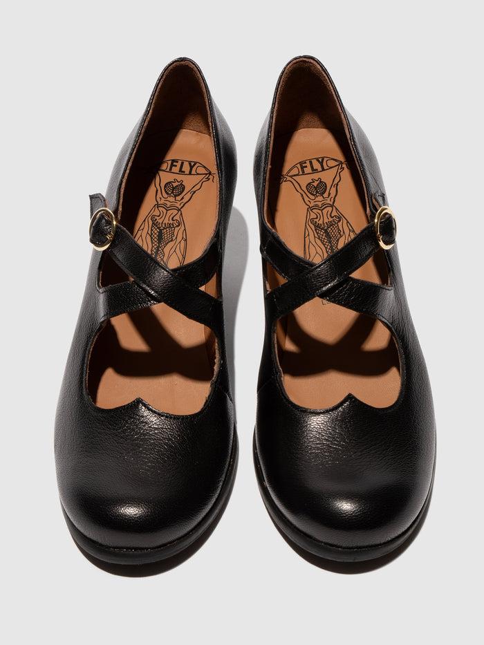 Flowfold Heel Shoes BAIV276FLY MOUSSE BLACK