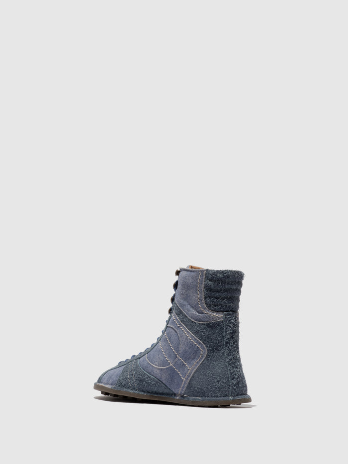 Flowfold Hi-Top Trainers FARV573FLY JEANS