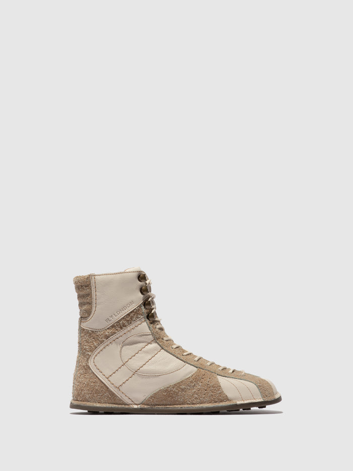 flowfold Hi-Top Trainers FARV573FLY OFFWHITE
