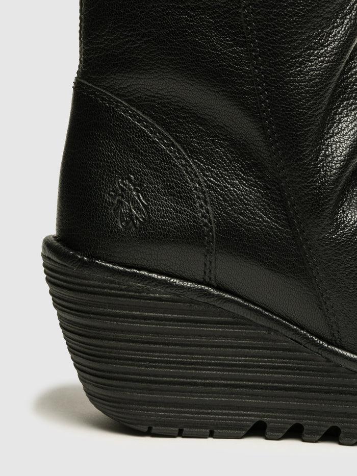 Flowfold Knee-High Boots YUST BLACK