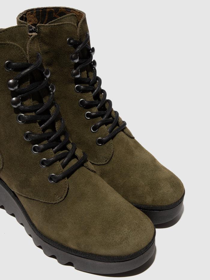 Flowfold Lace-up Ankle Boots BIRR534FLY ASPEN