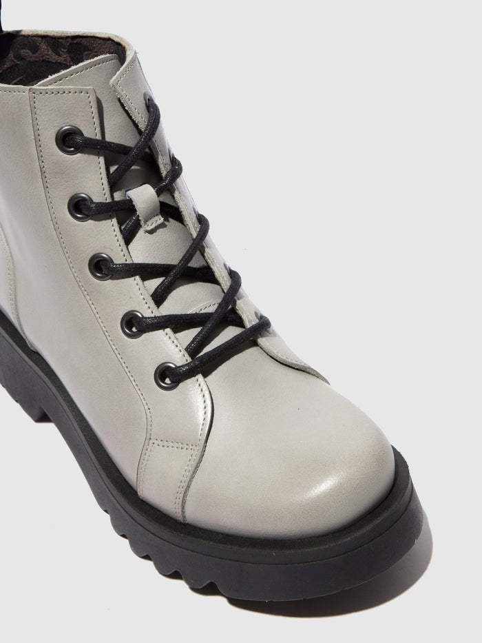 Flowfold Lace-up Ankle Boots METZ788FLY RUG CLOUD