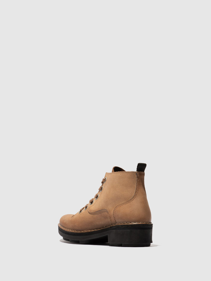 Flowfold Lace-up Ankle Boots NOOG143FLY TAUPE